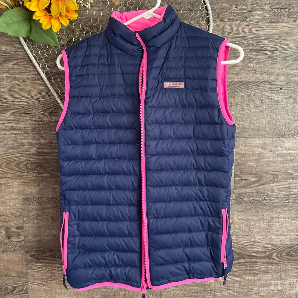 Girls Size 16 Vineyard Vines Reversible Vest